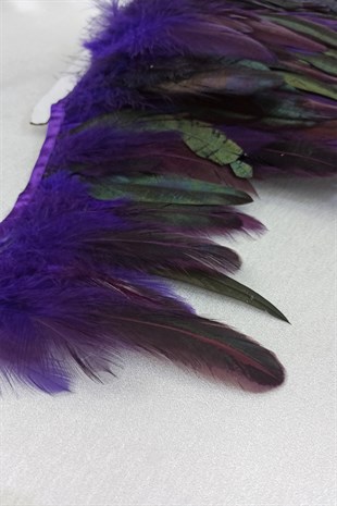 Koyu Mor Şandel Tüyü