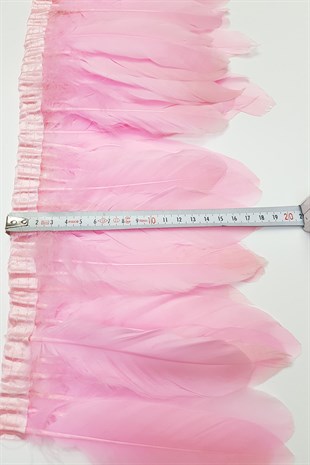 ريش النسر الوردي الداكن 1 متر