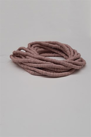 Koyu Pudra Fimo Hamur Boncuk 6Mm