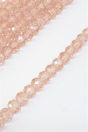 Koyu Pudra Kristal Boncuk 6 Mm