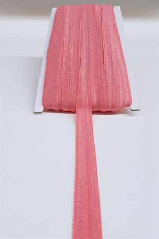 Koyu Pudra Lastikli Saç Bandı 1,5cm