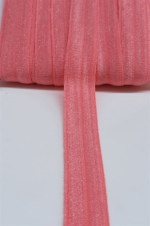 Koyu Pudra Lastikli Saç Bandı 1,5cm