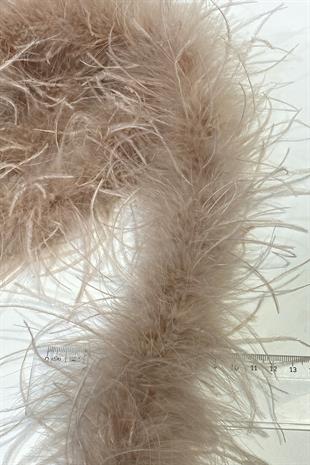 Dark Powder Malibu Ostrich Feather