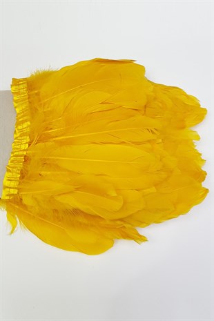 ريش النسر الأصفر الداكن 1 متر