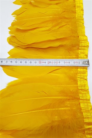 ريش النسر الأصفر الداكن 1 متر