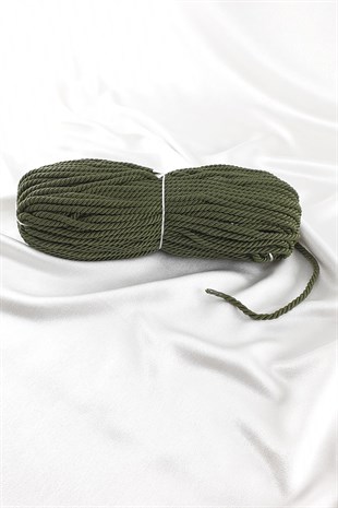Koyu Yeşil Kordon İp 8 Mm