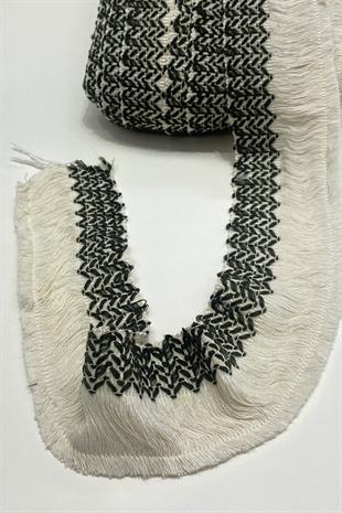 Koyu Yeşil Pamuk Püskül Saçak