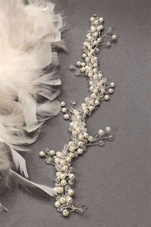 كريم بيرل ستون كريستال للشعر وإكسسوارات العمامة