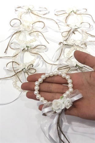 Cream Pearl Bridesmaid Bracelet