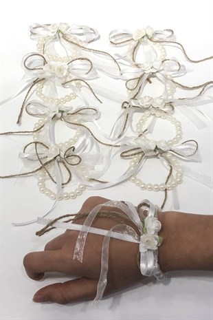 Cream Pearl Bridesmaid Bracelet