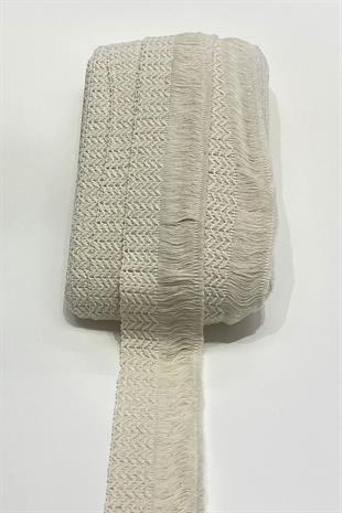 Cream Cotton Tassel Fringe