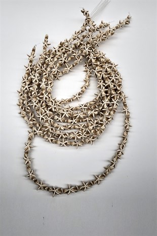 Krem Rengi Yıldız Taş Boncuk