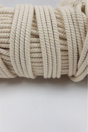 Krem Renk Hamak İpliği 5 mm