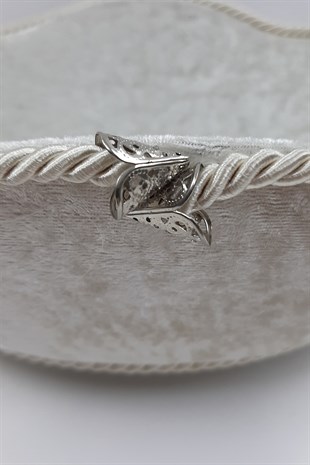 Krem Renk Kadife Kaplı Gondol Kutu