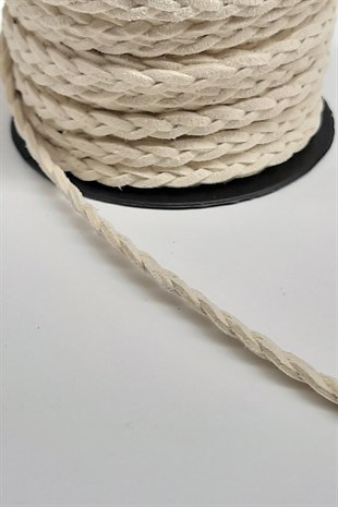 Krem Süet Örgü İp