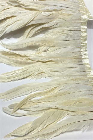 Krem Uzun Şandel Tüyü 1 mt