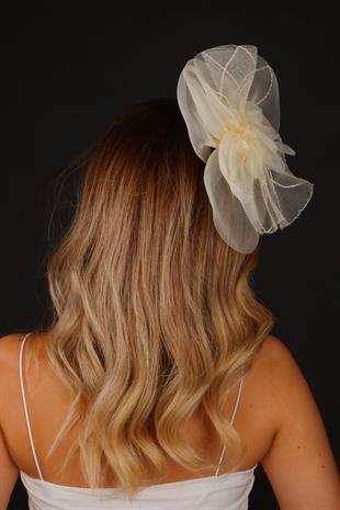 الجملة قبعة الزفاف الفوال كريم Koev تول الزفاف التبعي