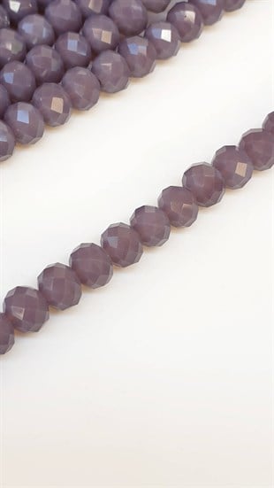 Mor Kristal Boncuk 8 mm