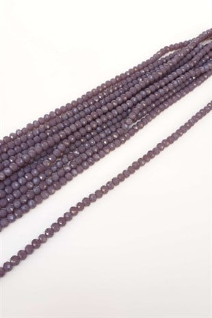 Mor Kristal Boncuk 8 mm