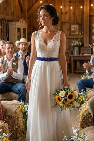 Custom Designed Wedding Dress and Evening Gown Belt with Crystal Bead Embellishments - Elegant Waist Accessory