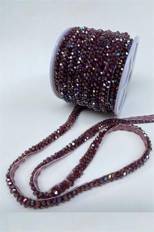 Crystal Bead Embroidered Ribbon