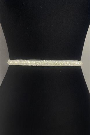 حبات الكريستال واللؤلؤ حزام الإكسسوار مساء اللباس