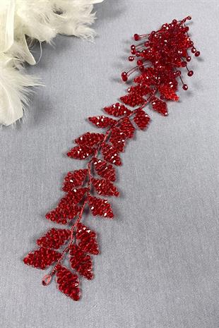 إكسسوار شعر الزفاف والعمامة من إليز مطرز بالكريستال