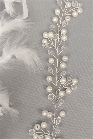 Kristal Boncuklu Saç Aksesuarı