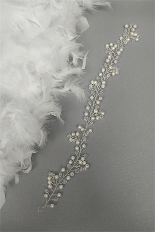 Kristal Boncuklu Saç Aksesuarı