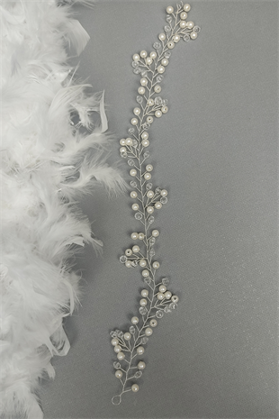 Kristal Boncuklu Saç Aksesuarı