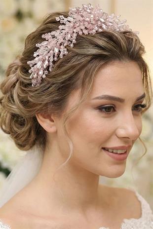 Crystal Embellished Bridal Tiara, Henna and Engagement Hair Accessory
