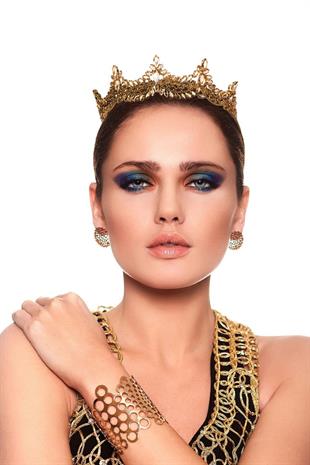 Kristal Taşlı Parlak Gelin Prenses Tacı Kına Gecesi için Kraliçe Kostüm Tacı Bal