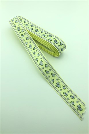 Küçük Çiçek Desenli Baskılı Grogren Kutdele