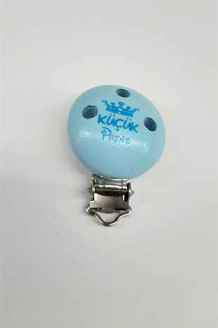 The Little Prince Printed Blue Pacifier Hanger