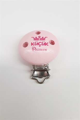 Little Princess Printed Pink Pacifier Hanger