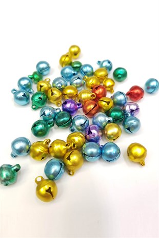 Küçük Renkli Zil Boncuk