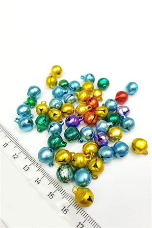 Küçük Renkli Zil Boncuk