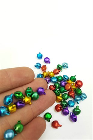 Küçük Rengarenk Zil Boncuk