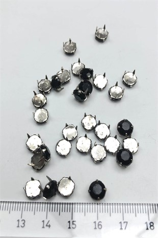 Küçük Siyah Kasalı Dikme Taş 25 adet