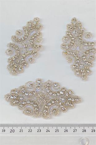  حبة الرمل والشمعدان الجداري المطرز بالحجر