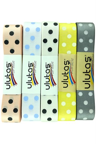 Kurdele Puantiyeli Grogren 2.5 cm