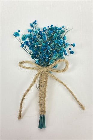 Kuru Çiçekli Damat Ve Sağdıç Yaka Çiçeği