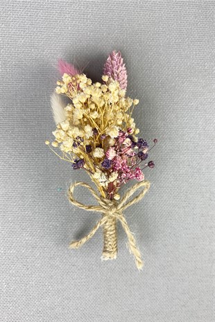 Kuru Çiçekli Damat Yaka Çiçeği