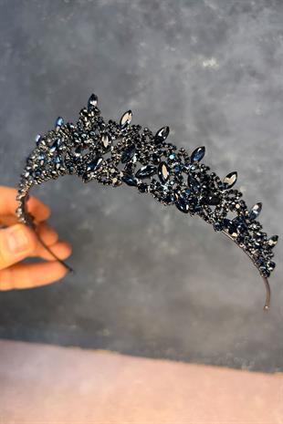 Navy Blue Island Bridal Henna Crown