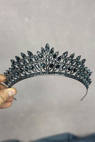 Navy Blue Beria Bridal Henna Tiara