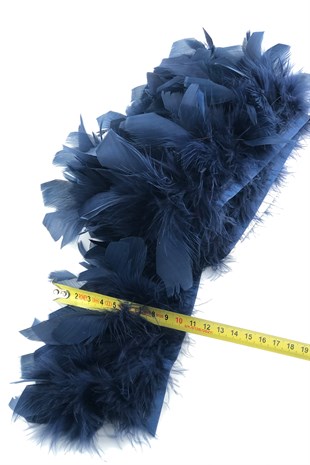 Lacivert Biyeli Otriş Kaz Tüyü