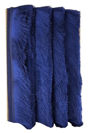 Lacivert Düz Saçak Püskül