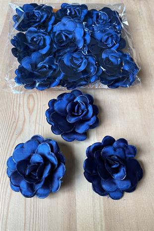Navy Blue Bridal Henna Hand Rose 12 Pieces