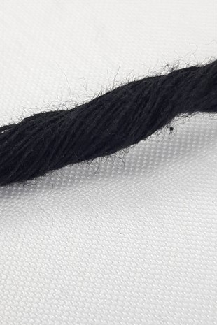 Lacivert İnce Büklüm Makrome