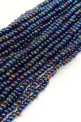 الخرز الرملي صفيف Janjaned الأزرق الداكن